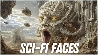 AI Creates Surreal Alien Landscapes: Nakamura-Inspired Sci-Fi Faces