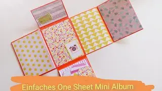 Einfaches und schnelles Mini Album - Tutorial - [deutsch]