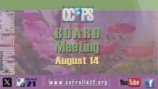 Board of Education Meeting August 14, 2024