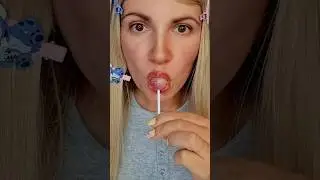Blueberry Lollipop ASMR 🍭 Intense Sucking & Crunchy Candy Sounds 💙 #asmr