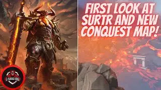 Smite | First Look At Surtr And New Conquest Map!