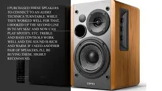 Edifier R1280DB Powered Bluetooth Bookshelf Speakers - Optical Input - Wireless Studio Monitors