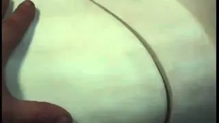 Bending fiberglass with heat 1 (raw video)