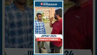 JIPMAT 2024 Exam Paper Difficulty Level 📝| JIPMAT Exam Section-wise Analysis #shorts