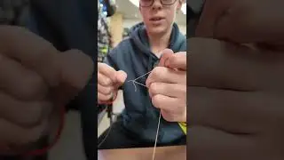 How to tie a spinning leader to braided line? #abc #wolfram #braid