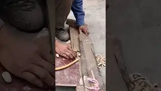 Shelling Groundnuts Efficiently Using Clever Wood Farm Tools