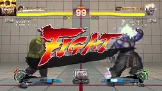 Usf4 Guile vs Oni ranked match