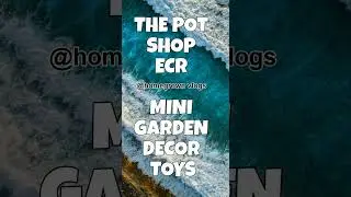 THE POT SHOP ECR.. /New miniature arrivals 😇../ Garden miniature toys and decors.../HOME GROWN VLOGS