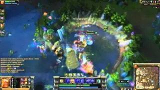 Barron Steal and Gragas Quadra Kill