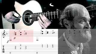 MEDITATION - Homage to Arvo P&auml;rt - Full Sheet Music/TAB - Robert Lunn - Classical Guitar