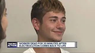 20-year-old electrocution survivor dubbed 'miracle man' after having no pulse for 20 minutes