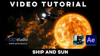 Ship and Sun | Video Tutorial | After Effects | Universe Pack#tutorial #3d #vfx #cgi #aftereffects