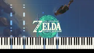 The Legend of Zelda: Tears of the Kingdom Trailer 3 / Piano (Synthesia)