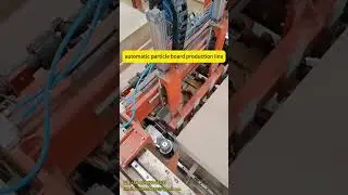 automatic particle board production line & edge grinding machine WA:+86-15963347203 #plywoodmachine
