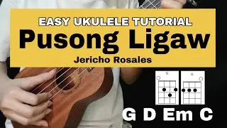 Pusong Ligaw - Jericho Rosales (Easy Ukulele Chords Tutorial)