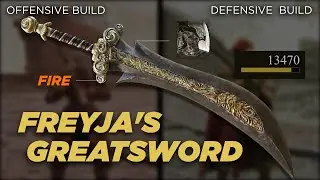 Elden Ring DLC - Freyja's Greatsword BOOST Lion's Claw Skill / STR Build Guide RL150