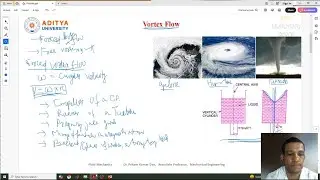 Lecture 54 #Vortex flow, #Forced Vortex flow and #Free Vortex flow in #Fluid Mechanics