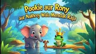 Pookie Nakhre Wala Maindak Raja 🐸👑 | Urdu Long Story for Kids | Bachon ki Kahani