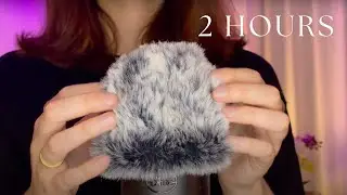 ASMR | 2 Hours of Fluffy Mic Scratching No Talking