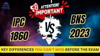 BNS vs IPC  Most important for Civil Judge Exam | MOVE LAW ACADEMY, AHMEDABAD