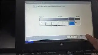 Kyocera 3200 model m copy & print dark setting video
