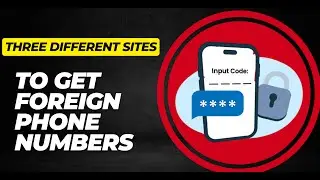Get foreign numbers easily! Discover top 3 sites for international phone numbers in my latest video!