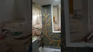 putty texture, Wall mural car , 3d light all in one solution by #satyaenterprise