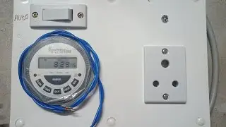 water pump automatic on automatic off (on = timer switch and off= tank full)