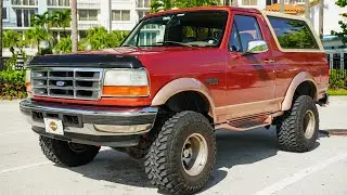 1995 Ford Bronco Eddie Bauer 5.8L V8 Walk-around Video