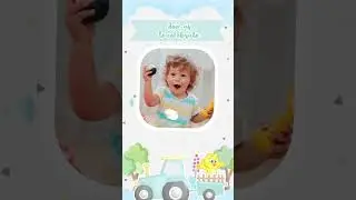 LITTLE YELLOW CHICKADEE Birthday Party Invitation Zenon farm