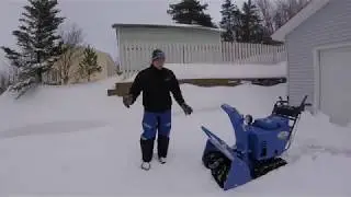 How to use the 10hp Yamaha Snowblower