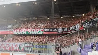 Ultras Legia Warszawa away vs FK Austria (17.08.2023)