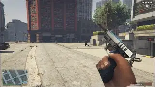GTA 5 - First Person Police Station Massacre + Five Star Escape