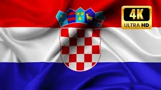 CROATIA FLAG | FLAG OF CROATIA | WAVING CROATIAN FLAG | 1 HOURS (4K UHD)