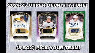 Break #10837 8 Box 2024 25 Upper Deck Stature Hockey Half Case PYT #3!