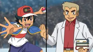 Pokemon Sword and Shield: Galar Ash Vs Professor Oak (Professor Oak Returns)