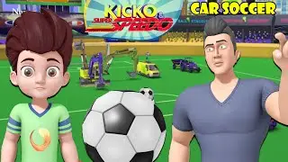 Kicko And Super Speedo ने किया Car Soccer Game की Practice | Moral Stories For Kids | Kids Cartoon