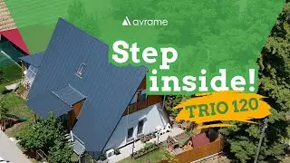 Step inside Avrame TRIO 120 | A modern A-Frame house in Hungary