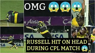 Andre Russell injured by Viljoen In CPL match | Jamaica Tallawahs vs St Lucia Zouks | CPLT20 2019