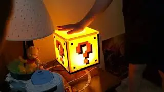 Tyler's Mario coin block nightlight