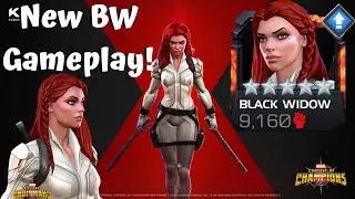 New 5* Black Widow (Deadly Origin) Gameplay! CCP! -  Marvel Contest of Champions