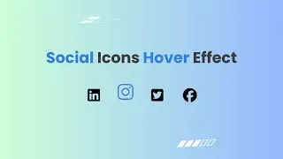 Social Icons Hover Effect