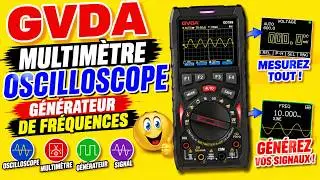 Multim&egrave;tre oscilloscope g&eacute;n&eacute;rateur de fr&eacute;quences &eacute;lectronique gvda gd188 #GVDA
