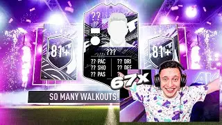 SO MANY WALKOUTS!! 67x 81+ WHAT IF PLAYER PICK PACKS! FIFA 21 ULTIMATE TEAM