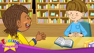 Can I read that book? Sure, you can. - English song with lyrics - Sing a song