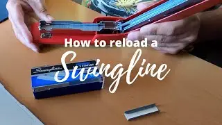 How to reload the red Swingline stapler from Office Space.