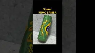 REMO SAMBA Brazil Flag Shaker #percussion #drums #samba #bossanova #shaker