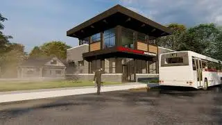 car repair shop video walk through and animation