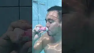 Burp Royal vs Strawberry Yogurt Underwater