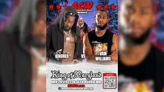 Kindred Kymari vs Vam Williams - ACW: King Of Maryland Tournament // #acw